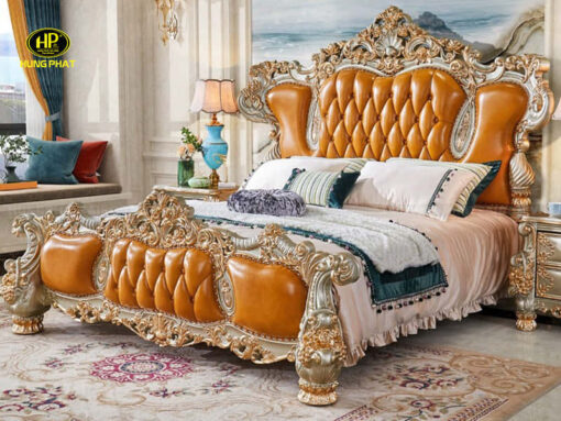 Giường ngủ tân cổ điển hoàng gia 8861
