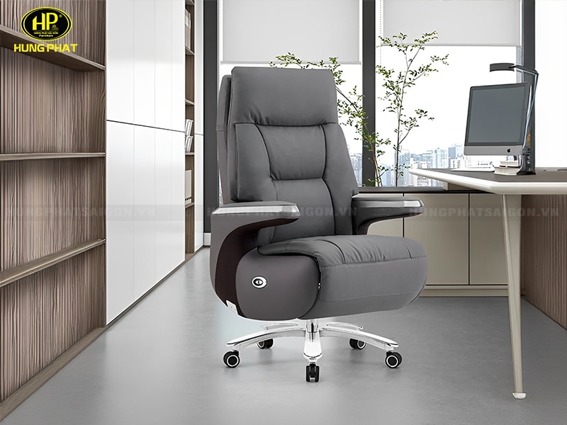 mẫu ghế giám đốc da bò hiện đại cd-a2313