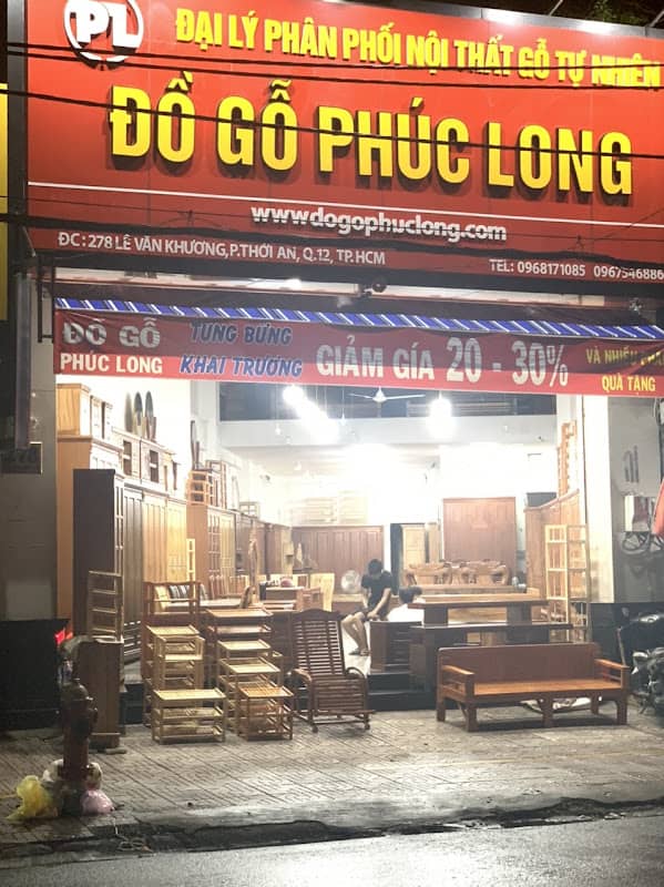 Nội thất gỗ quận 12 Phúc Long