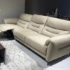 sofa thư giãn chỉnh điện da bò ý 2356