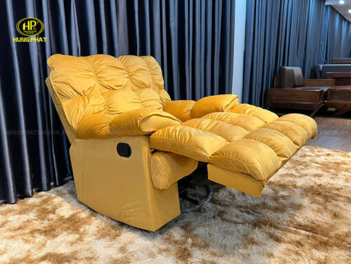 Ghế sofa vải màu vàng 221118-V