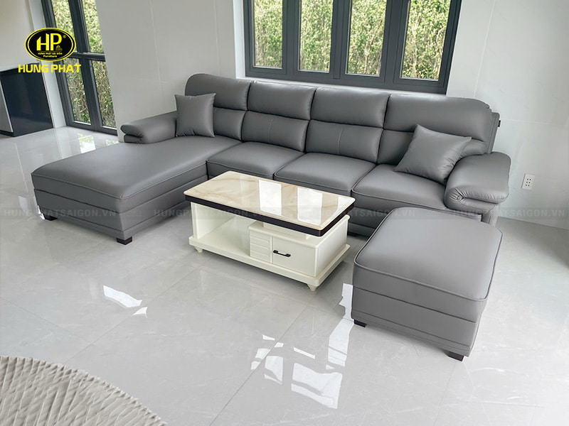 ảnh thực tế bàn giao sofa chống trầy HD-60P kích thước 3,2m x 1,8m