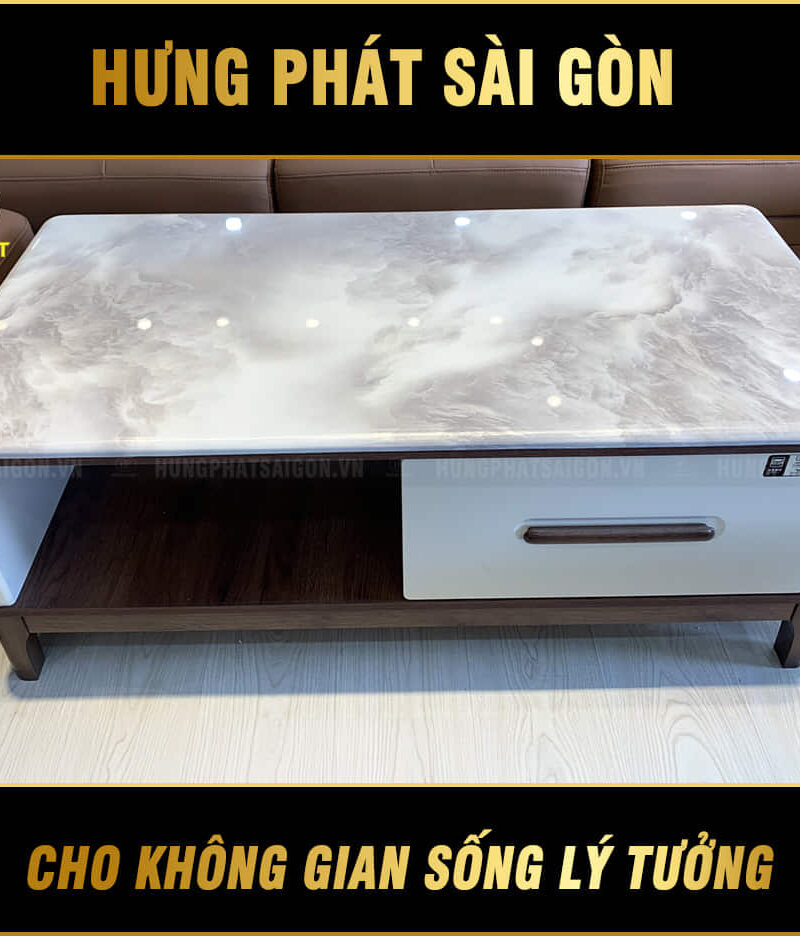 bàn sofa mặt đá nhập khẩu 916-120