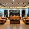 bộ sofa gỗ óc chó cao cấp ho-105-b