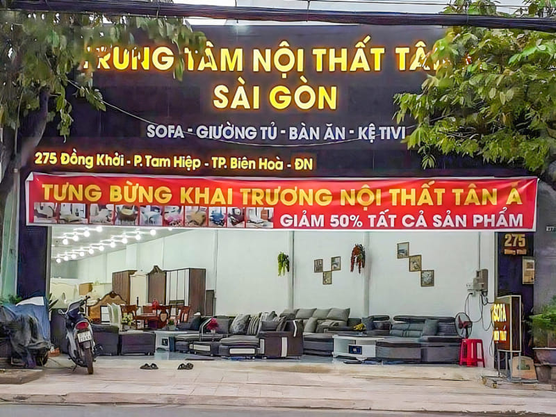 cửa hàng nội thất giá rẻ tân á