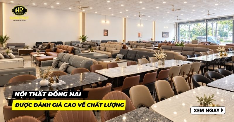 Top 50 cửa hàng nội thất Đồng Nai được đánh giá cao về chất lượng
