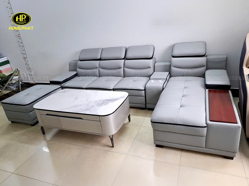 sofa da lau được mực bút bi hd-61p