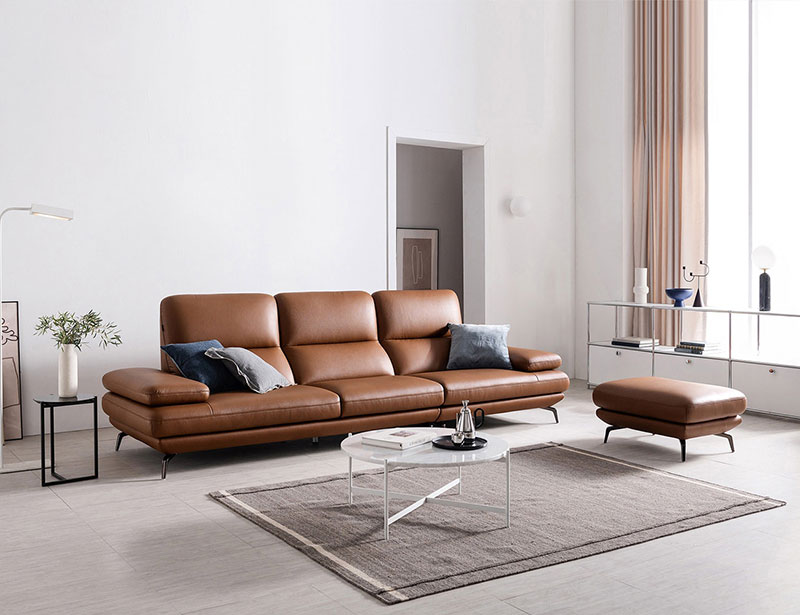 sofa da Ý mang vẻ đẹp thanh lịch