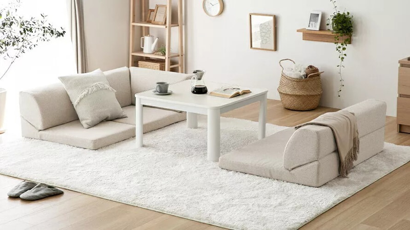 sofa đơn giản phong cách nhật bản