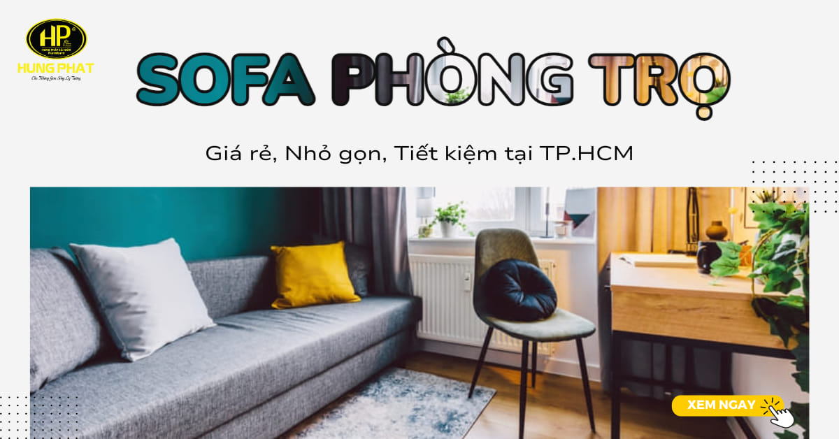 sofa phòng trọ