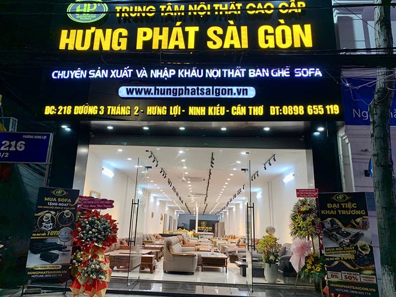 chi nhánh hưng phát sài gòn cần thơ đổi địa chỉ