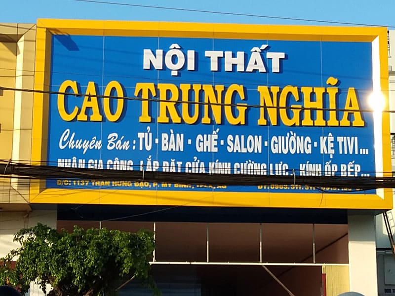 cửa hàng nội thất Cao Trung Nghĩa