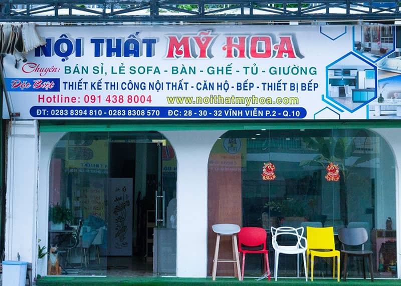 cửa hàng nội thất mỹ hoa