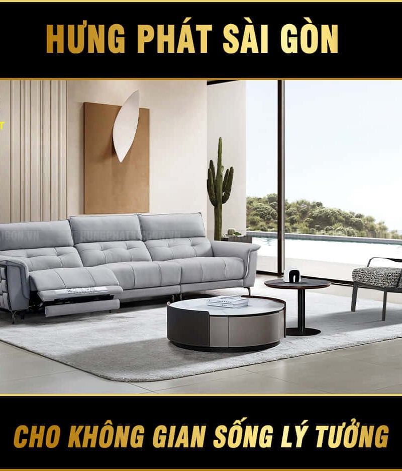 ghế sofa da bò ý 8351