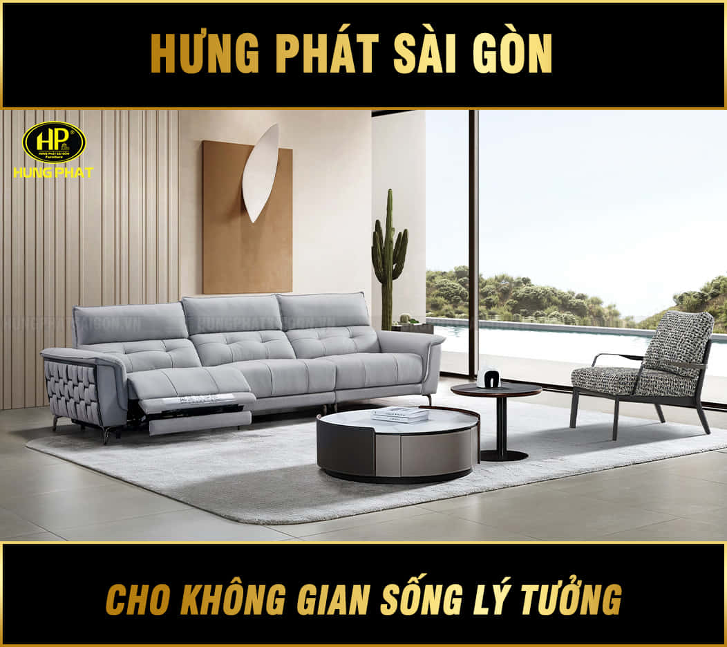 ghế sofa da bò ý 8351