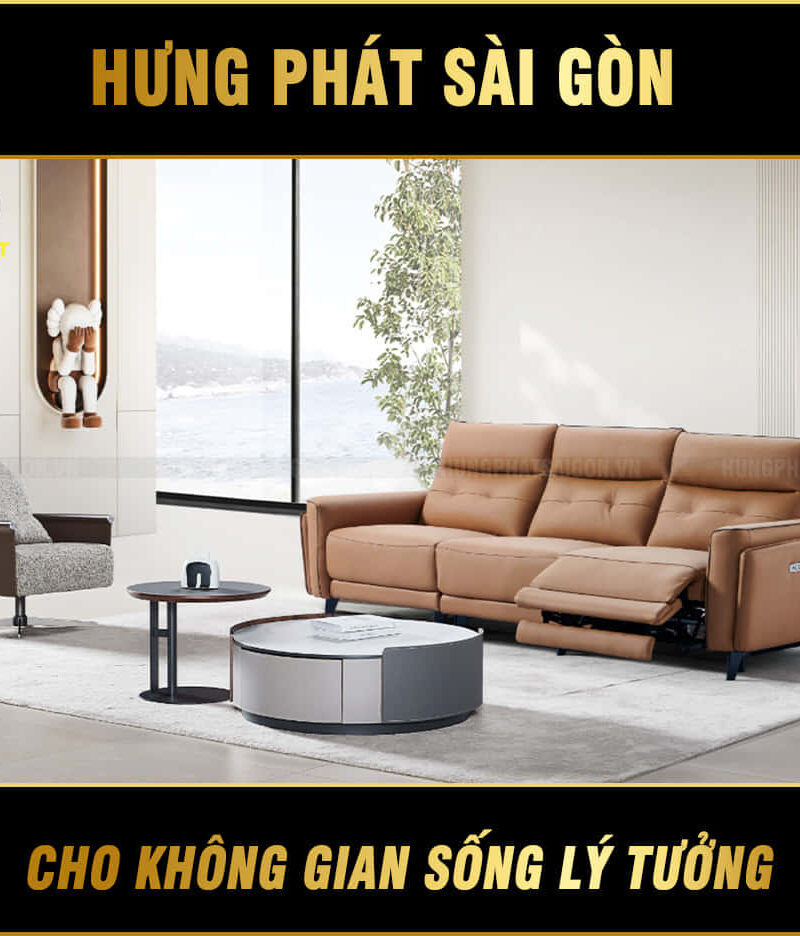 ghế sofa da bò ý 8821