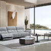 ghế sofa da bò ý thư giãn chỉnh điện 8351