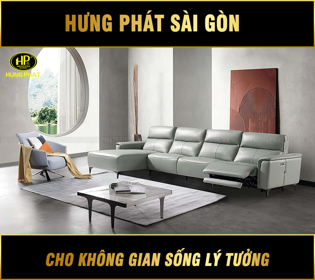 sofa da bò ý thư giãn chỉnh điện G903