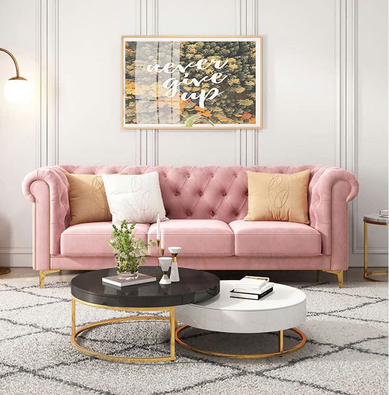 Ghế sofa vải 3 chỗ có giá cả phải chăng