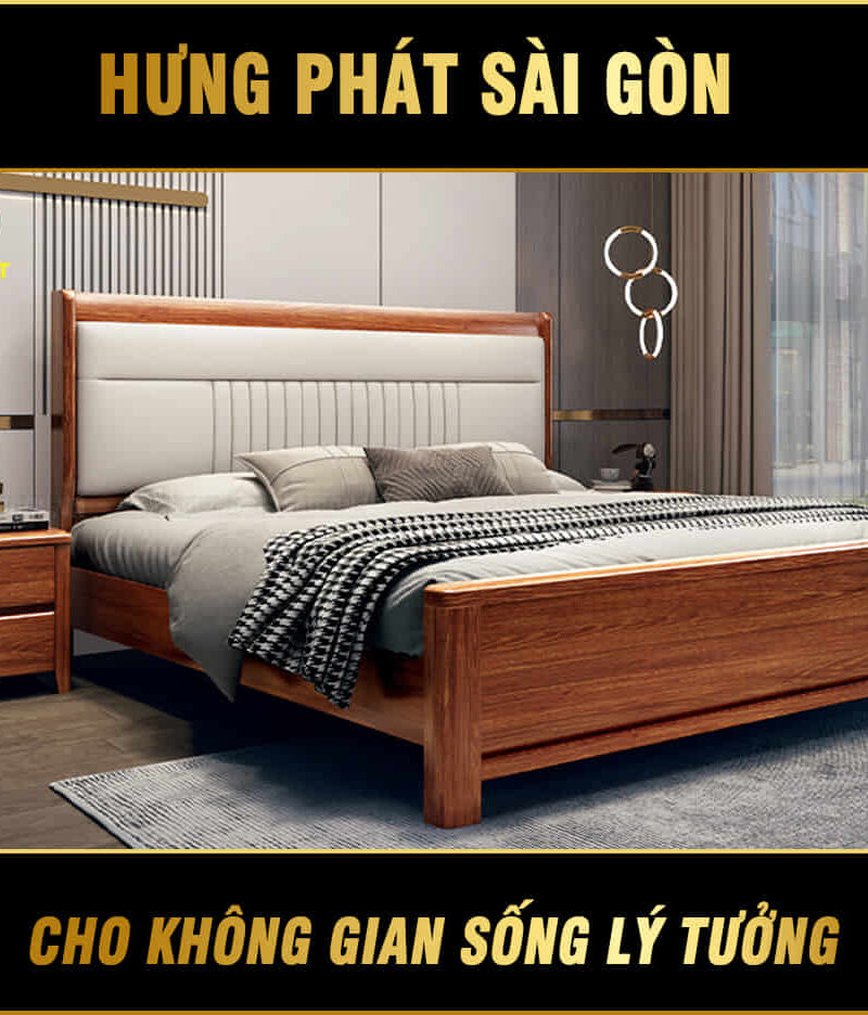 giường ngủ gỗ 2A03