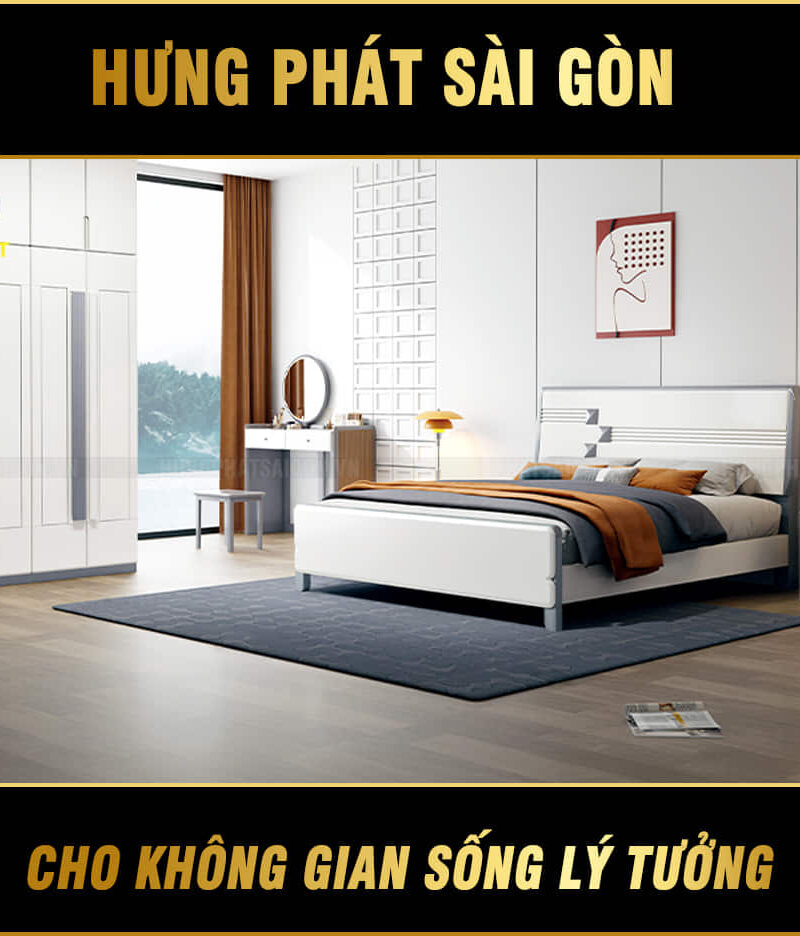 giường ngủ gỗ M636