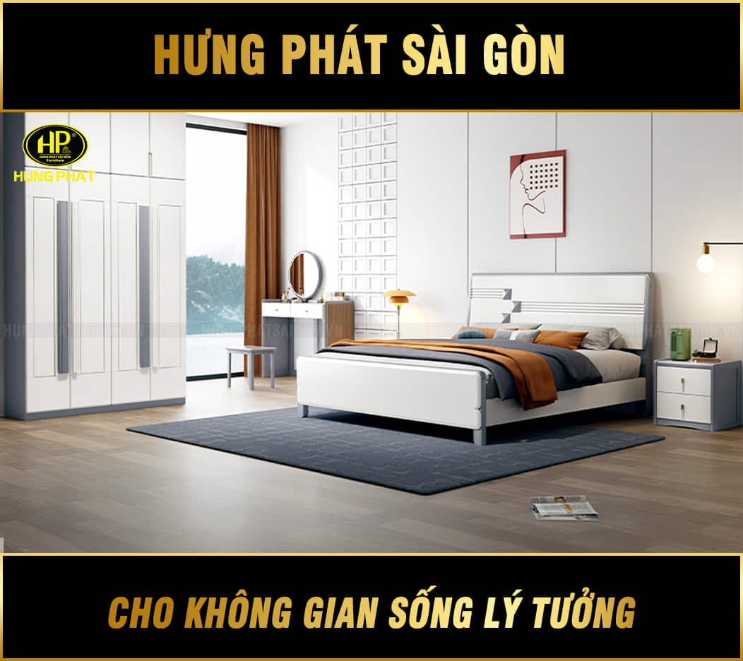 giường ngủ gỗ M636