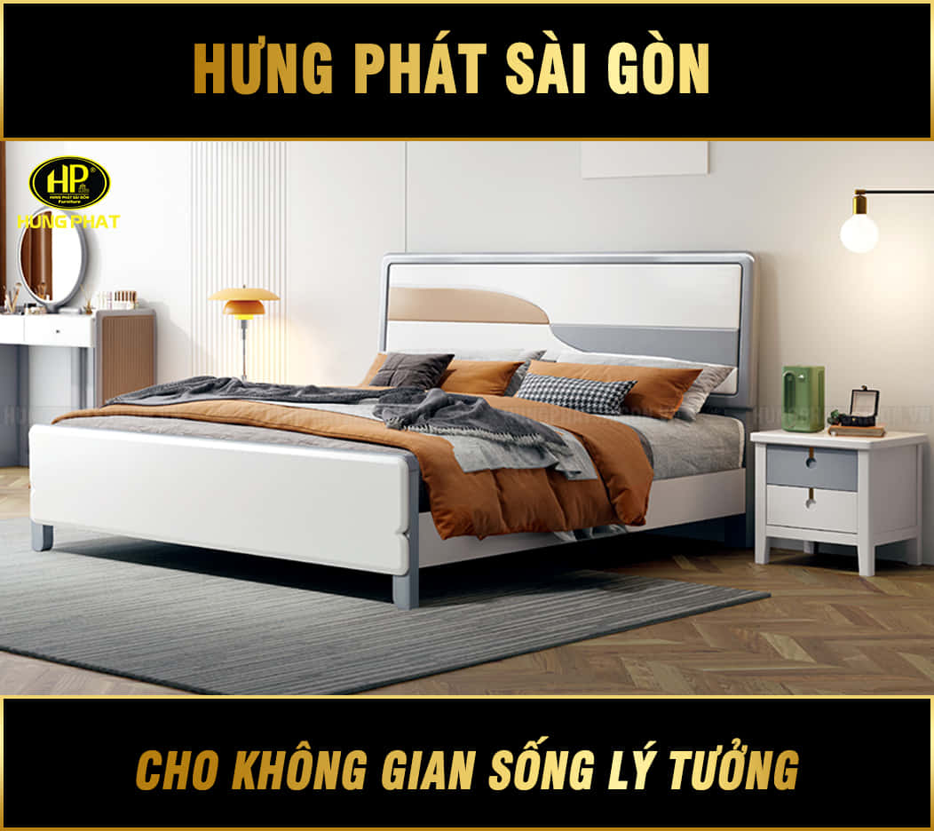 giường ngủ gỗ tự nhiên M652