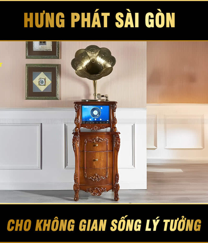 máy phát nhạc loa kèn cổ L-F06M