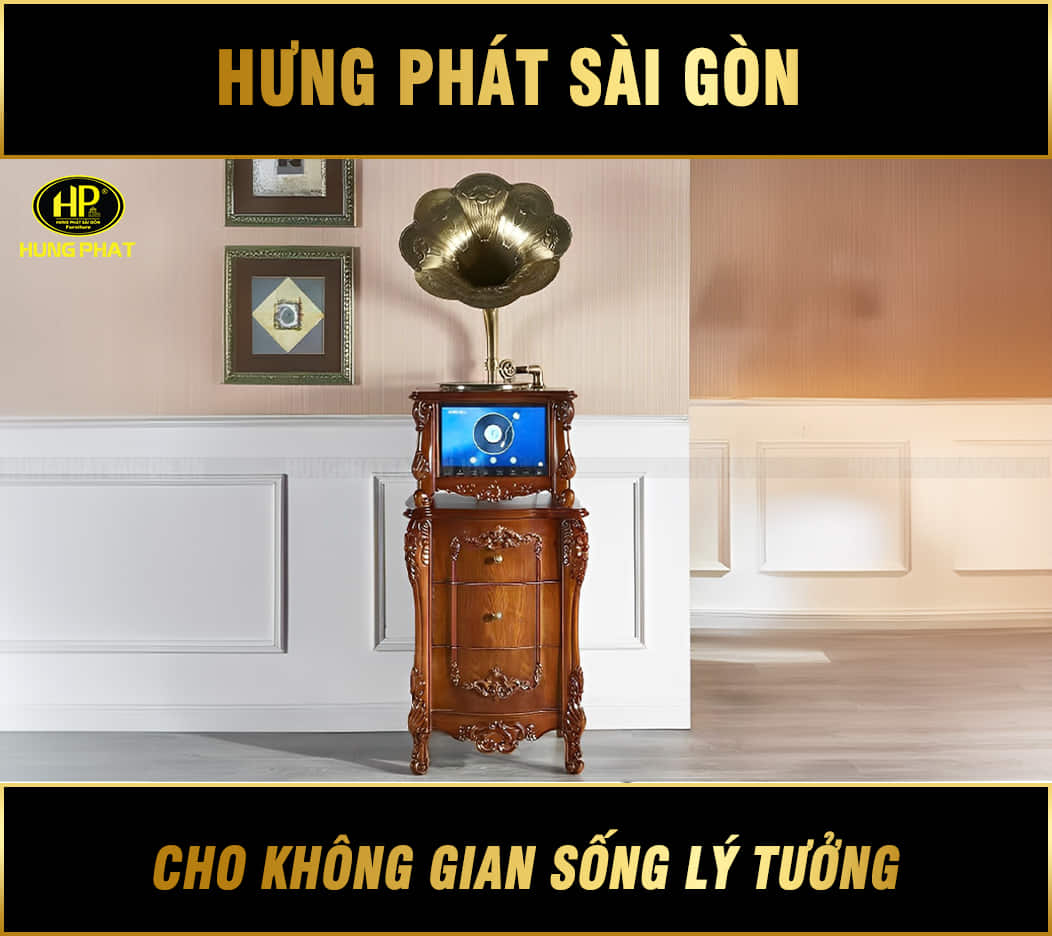 máy phát nhạc loa kèn cổ L-F06M