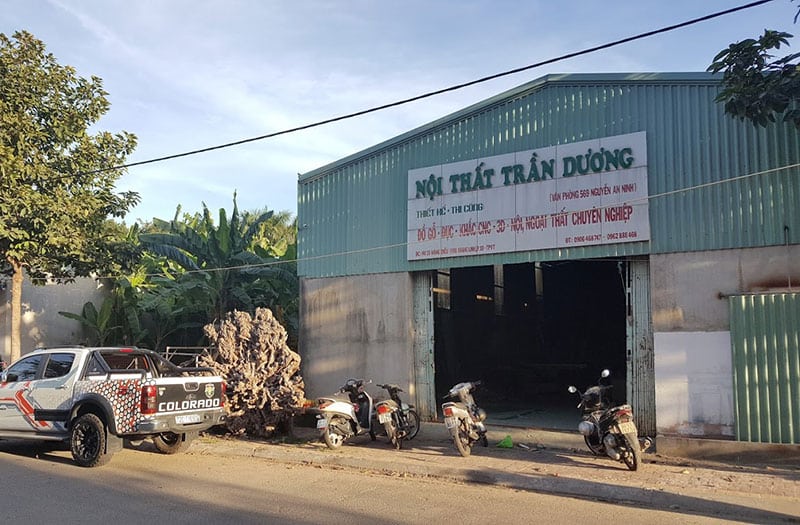 nội thất trần dương có xưởng sản xuất quy mô lớn