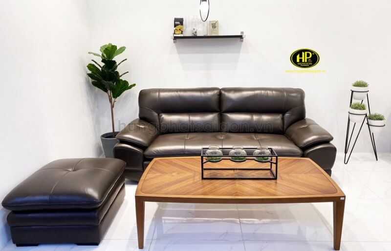 sofa da 2 chỗ 1m