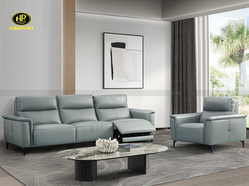 sofa da bò thư giãn chỉnh điện g930b