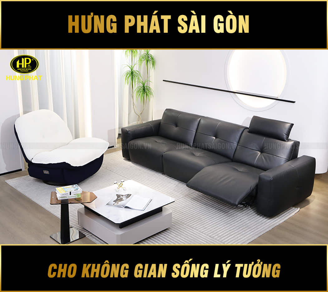 sofa da bò ý GC-8002