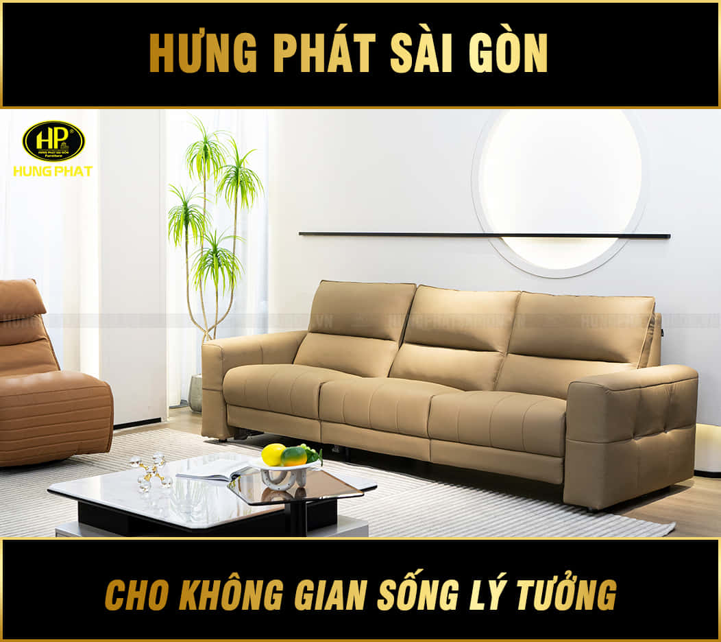 sofa da bò ý thư giãn chỉnh điện GC-3027