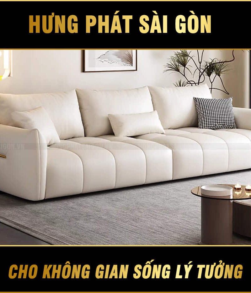 sofa da phong cách hàn quốc H-332