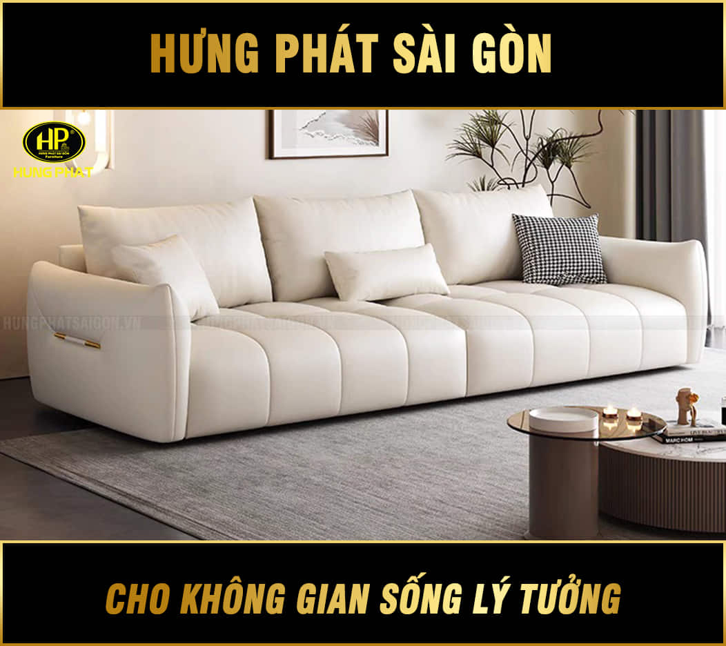 sofa da phong cách hàn quốc H-332