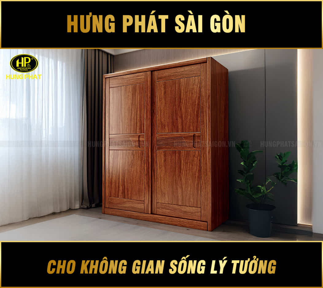 tủ quần áo gỗ mun 2d03