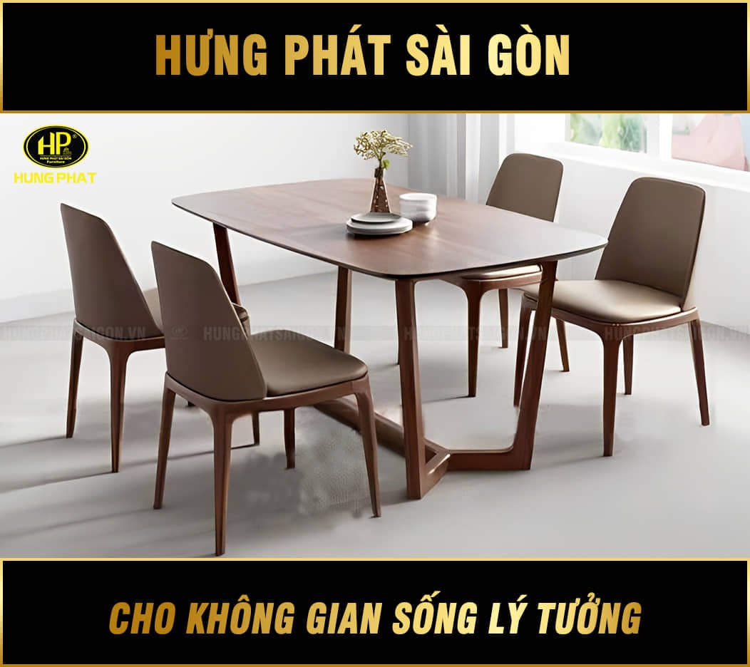 bàn ăn gỗ cao su đg-12