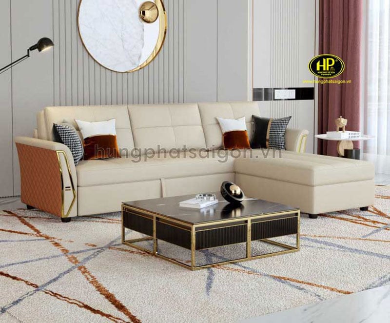 bày trí sofa với những món đồ nội thất khác