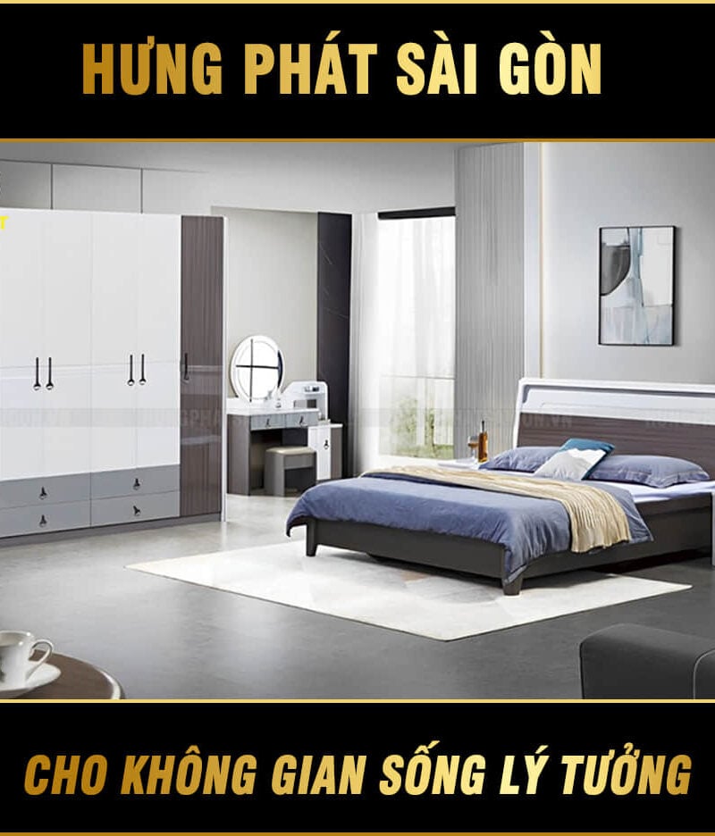 combo giường tủ cao cấp tp-9336