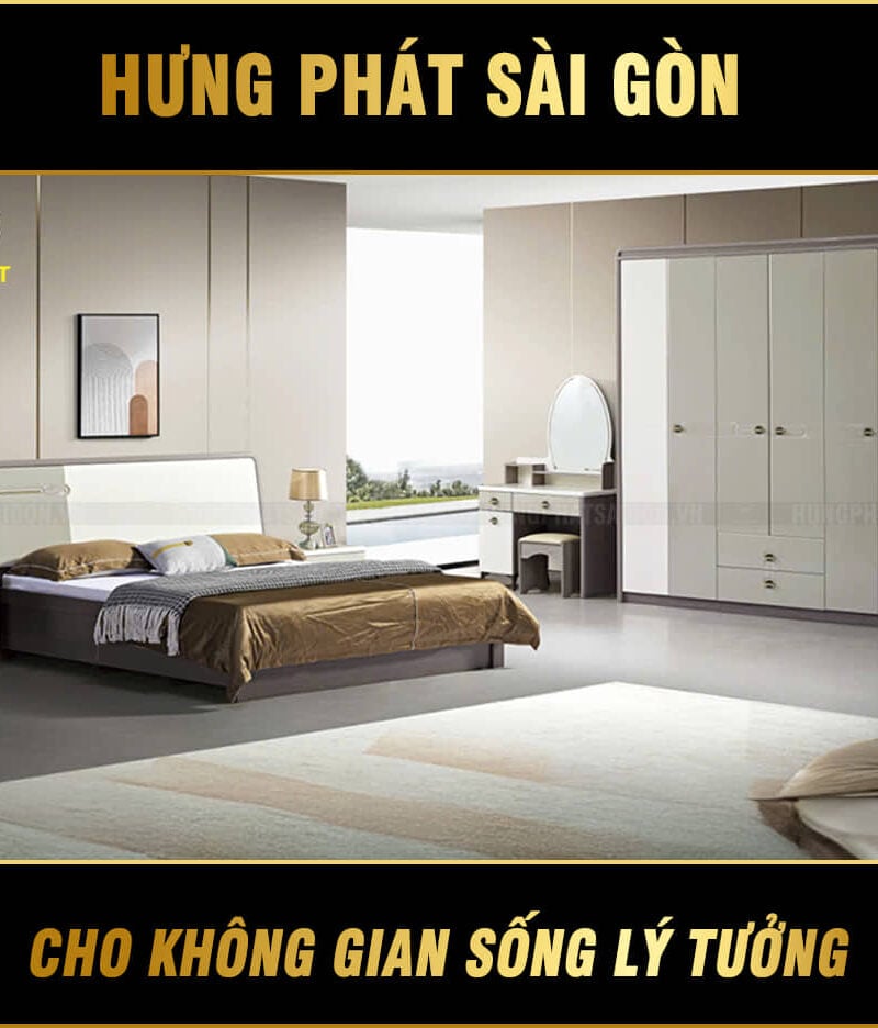 giường tủ hiện đại tp-9636