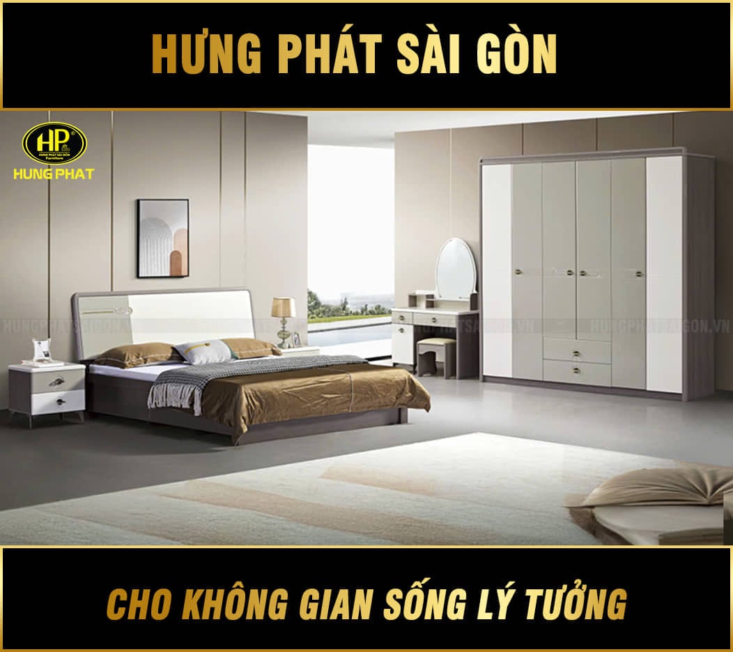 giường tủ hiện đại tp-9636