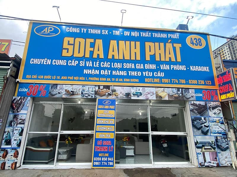 Cửa hàng sofa Anh Phát