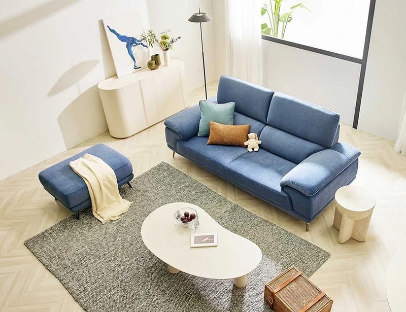 ghế sofa 1m3 bọc vải hiện đại