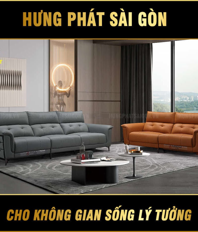 ghế sofa da bò ý lg951