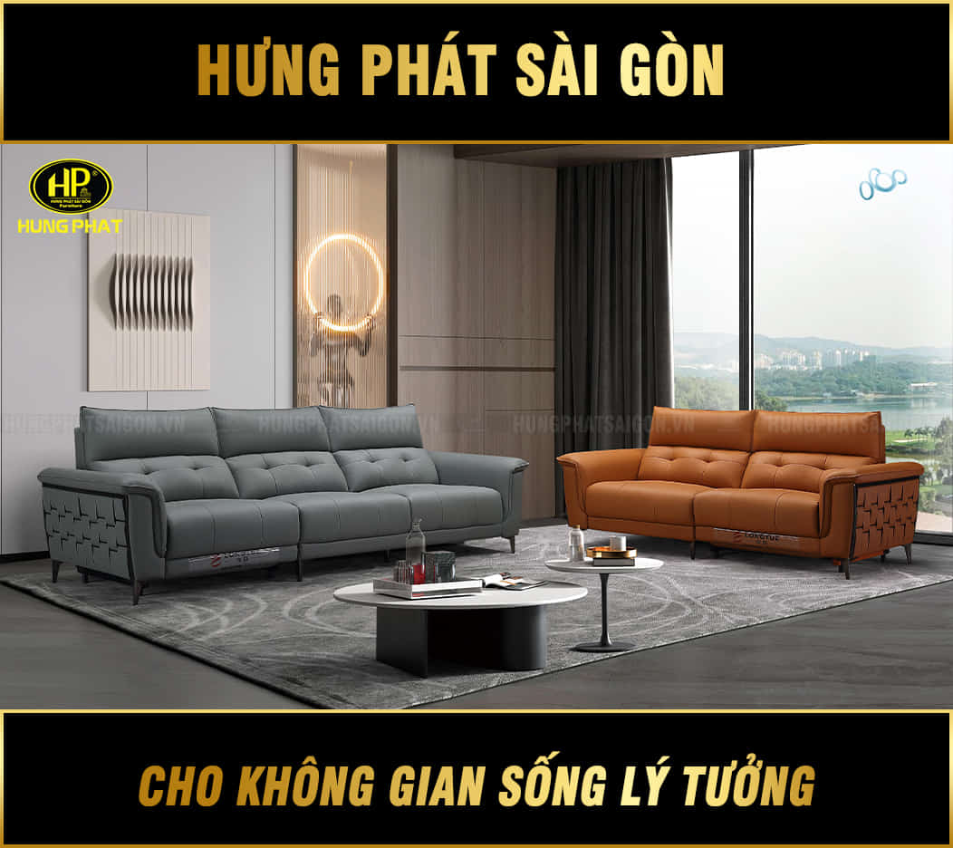 ghế sofa da bò ý lg951