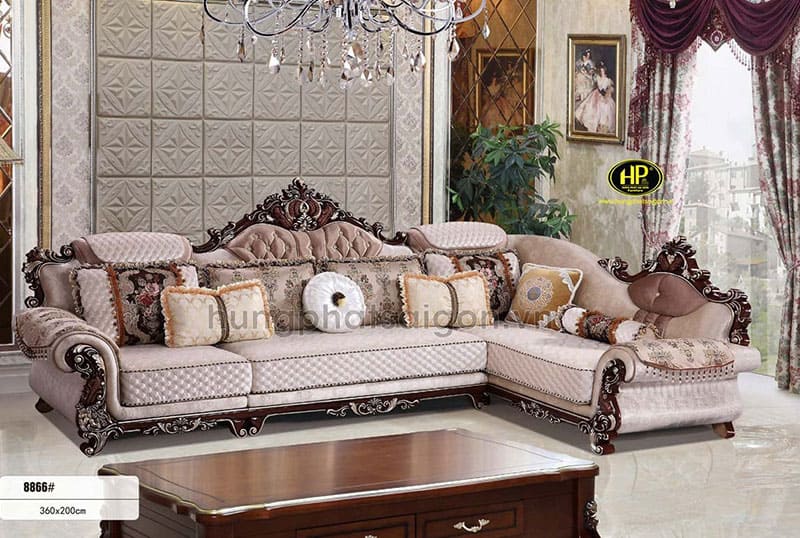 ghế sofa góc L cỡ lớn