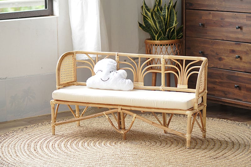 ghế sofa mây tre dài 1m1