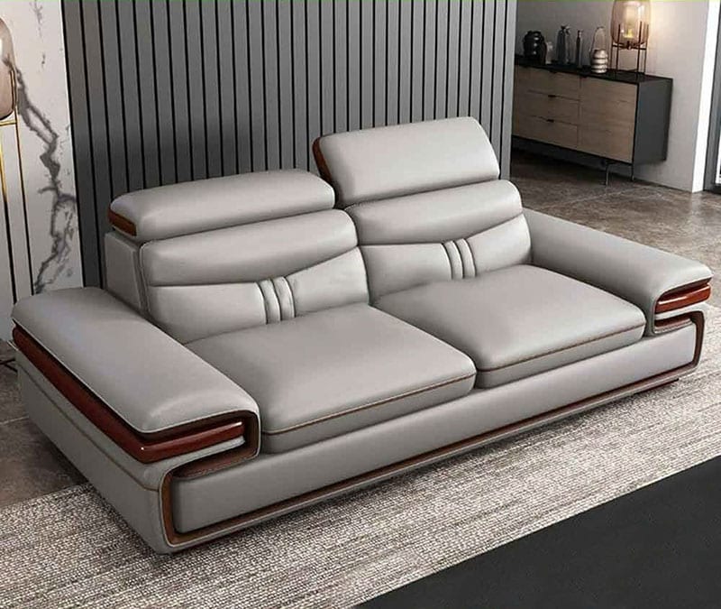 ghế sofa mini bọc da sang trọng