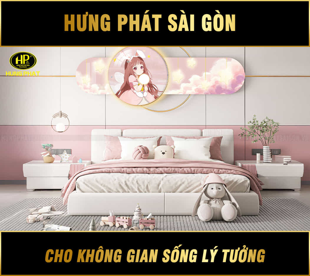 giường ngủ bọc da đẹp gd-74